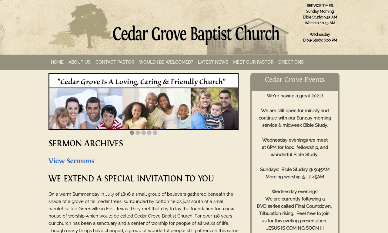 Cedar Grove Baptist Church